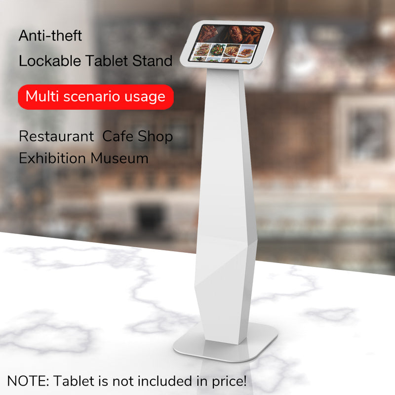 Anti Theft Tablet Floor Stand For Exhibition Auto Car Show Store Popular Design