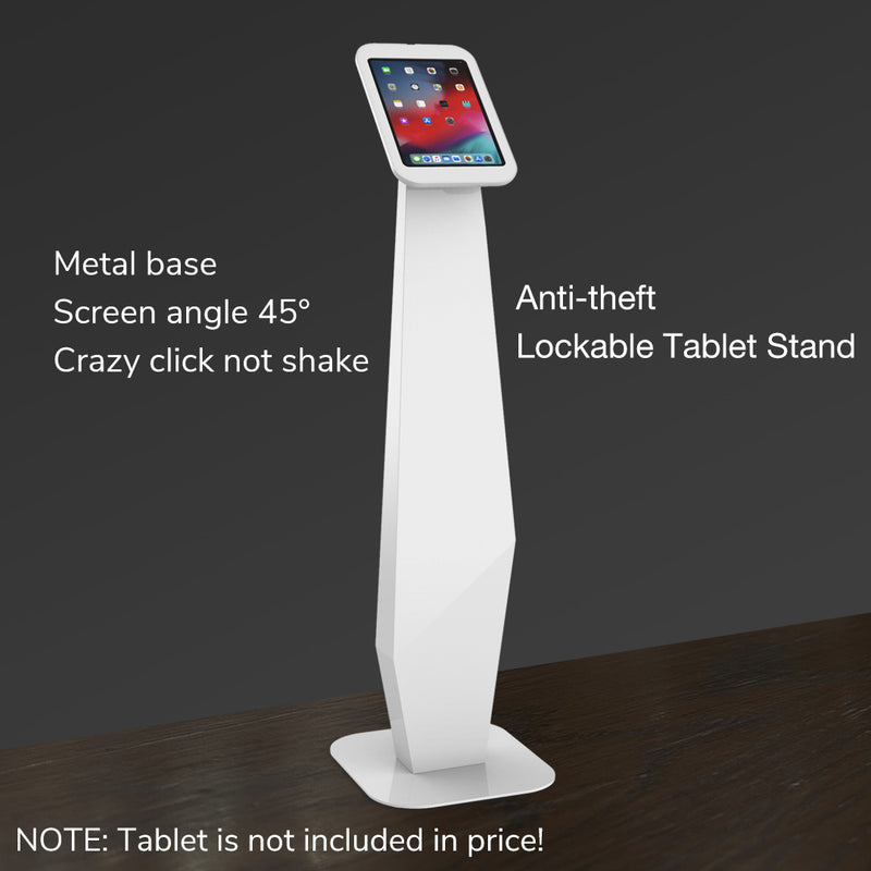 Anti Theft Tablet Floor Stand For Exhibition Auto Car Show Store Popular Design