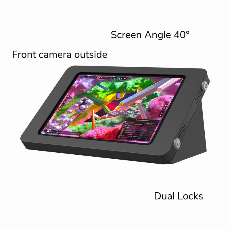 Locking for iPad 10th and 11 inch Tablet Counter Wall Stand