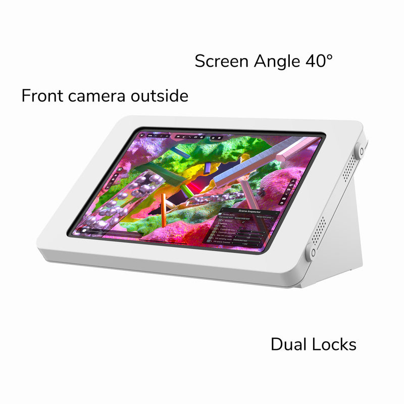 Locking for iPad 10th and 11 inch Tablet Counter Wall Stand