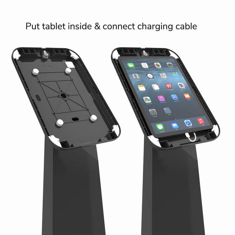 Drehbarer Bodenständer Universal für iPad 10,2 bis 11 Zoll